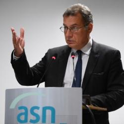 Pierre-Franck Chevet, président de l'ASN, le 28 juin 2017. Crédit : CHRISTOPHE ARCHAMBAULT / AFP