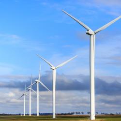 Éoliennes dans la région d'Amiens