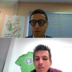 De haut en bas, Arnaud Dauxerre et Alexis Sesmat