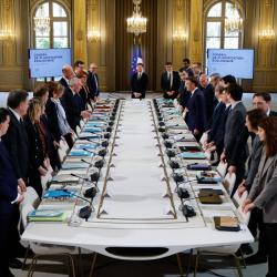 © LUDOVIC MARIN / POOL / AFP